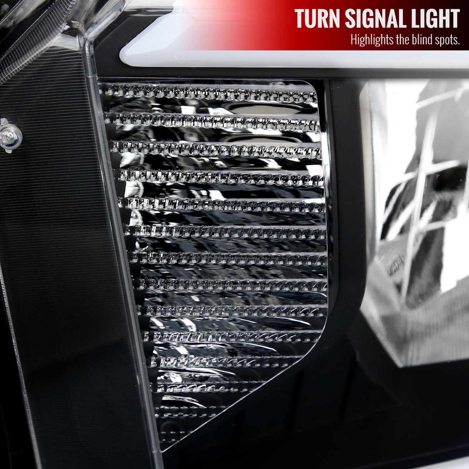 2014-2021 Toyota Tundra LED Bar Factory Style Headlights Matte Black/Clear