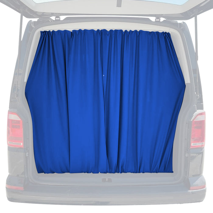 Trunk Tailgate Curtains for Mercedes Metris 2016-2024 Blue 2 Privacy Curtains