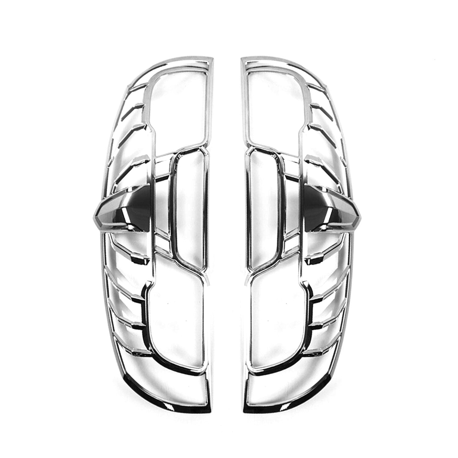 2015-2023 RAM ProMaster City Trunk Tail Light Trim Frame Chrome Silver 2 Pcs