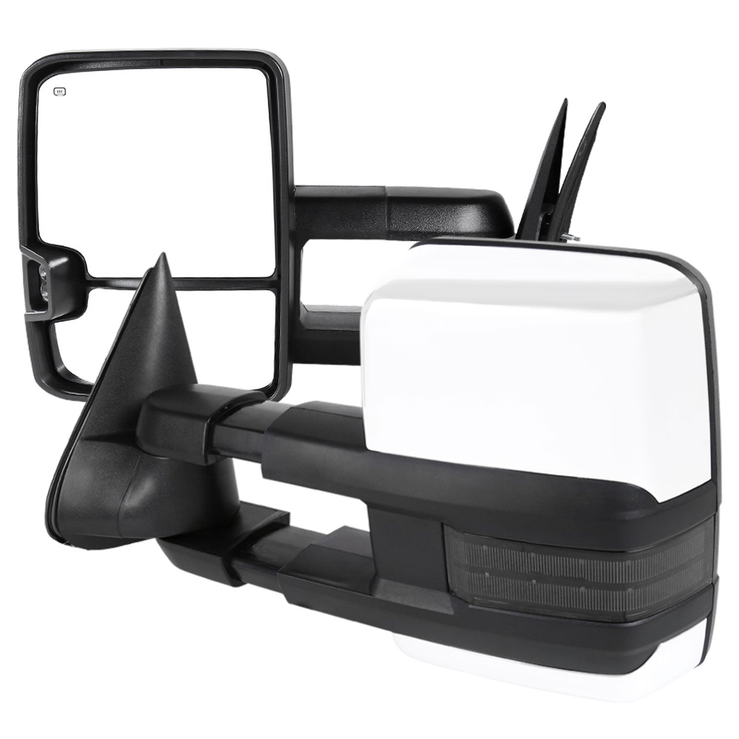 2002-2007 Chevy Silverado/Tahoe/Sierra/Yukon Heated Towing Mirrors Smoke Lens