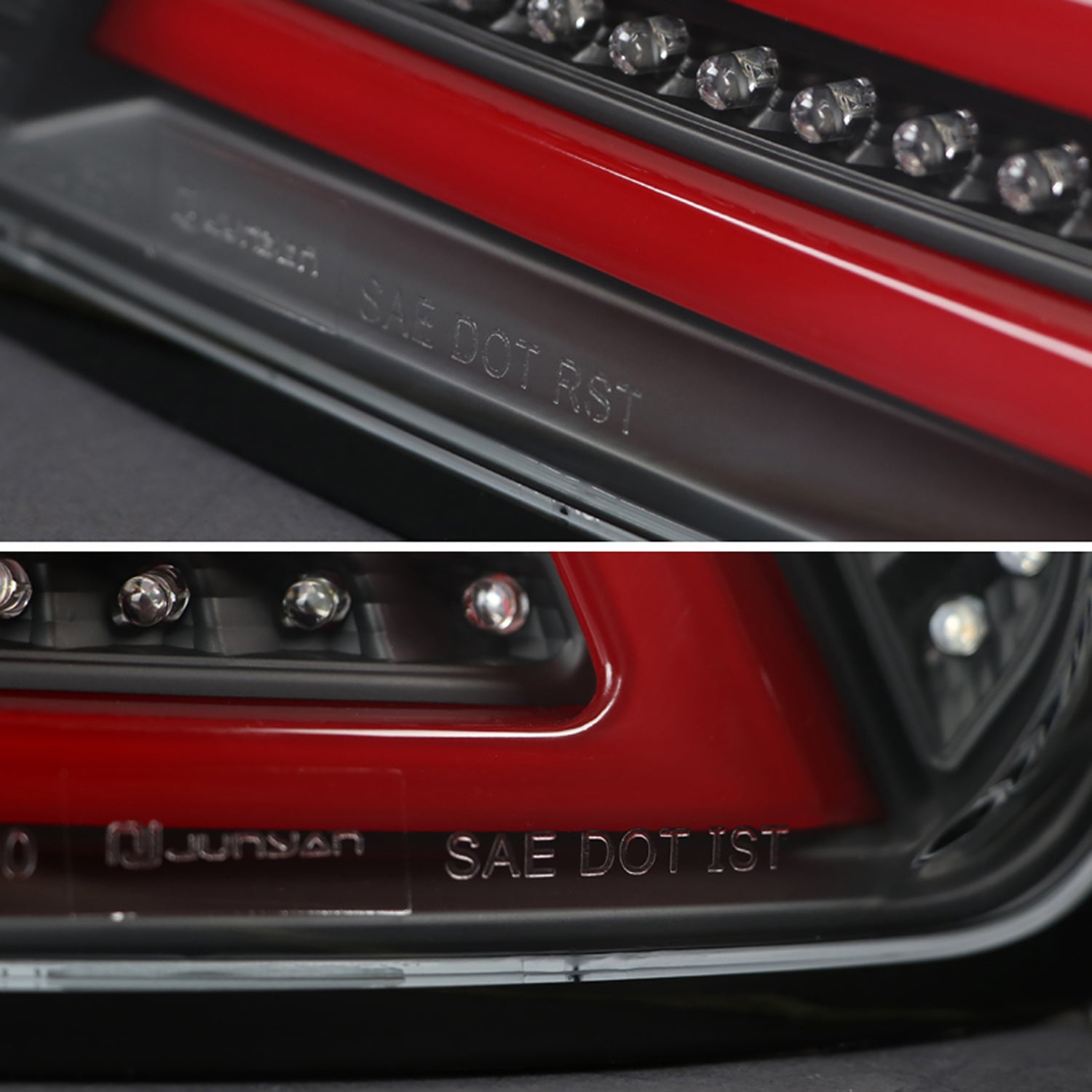 2006-2008 Lexus IS250/IS350 LED Tail Lights & Trunk Lights Black/Clear Lens