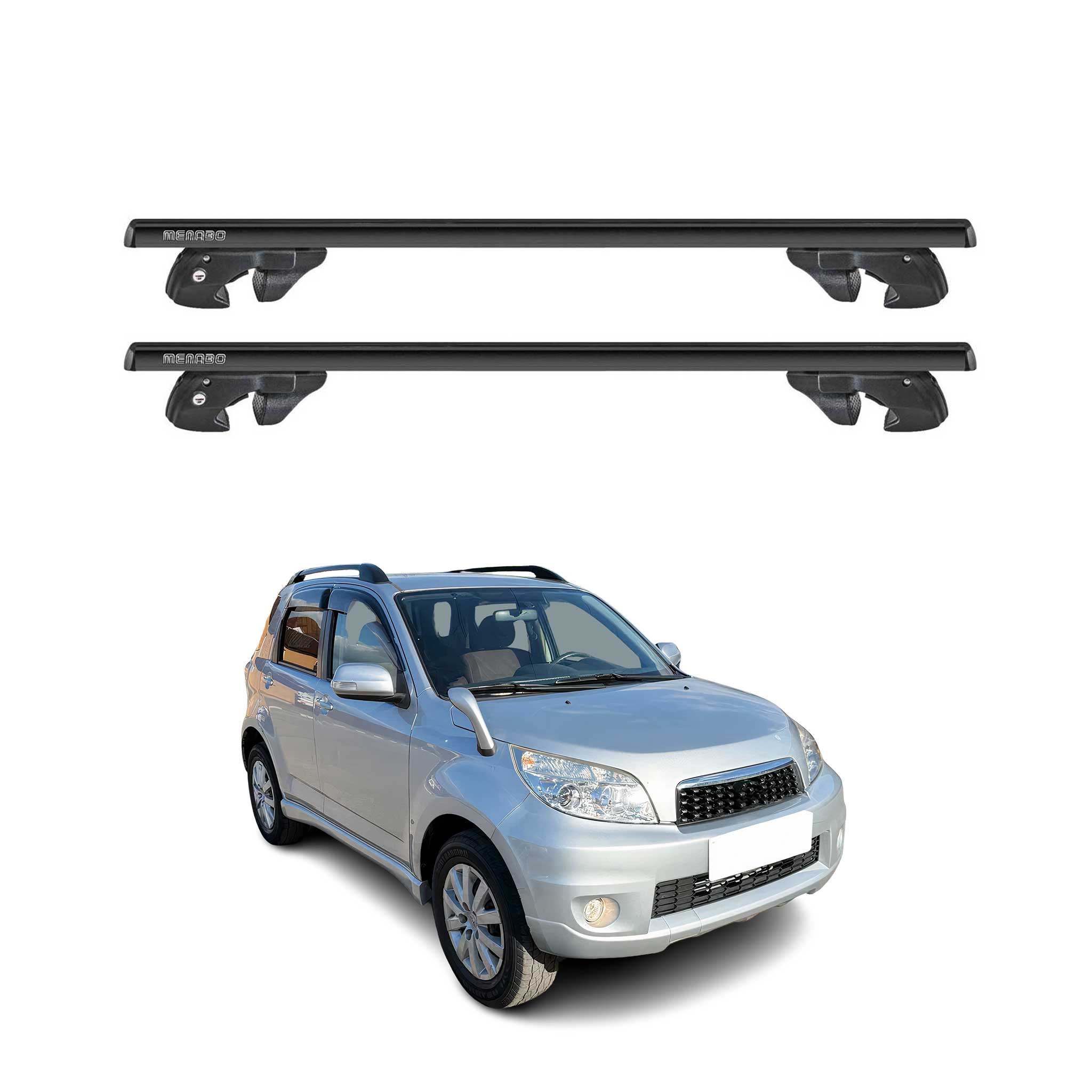 2006-2017 Toyota Rush Roof Rack Cross Bars Black