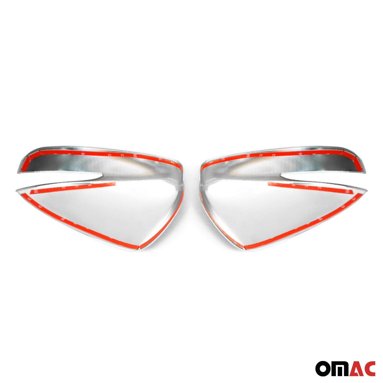 2017-2025 Mazda CX-5 Side Mirror Cover Caps Chrome Silver 2 Pcs