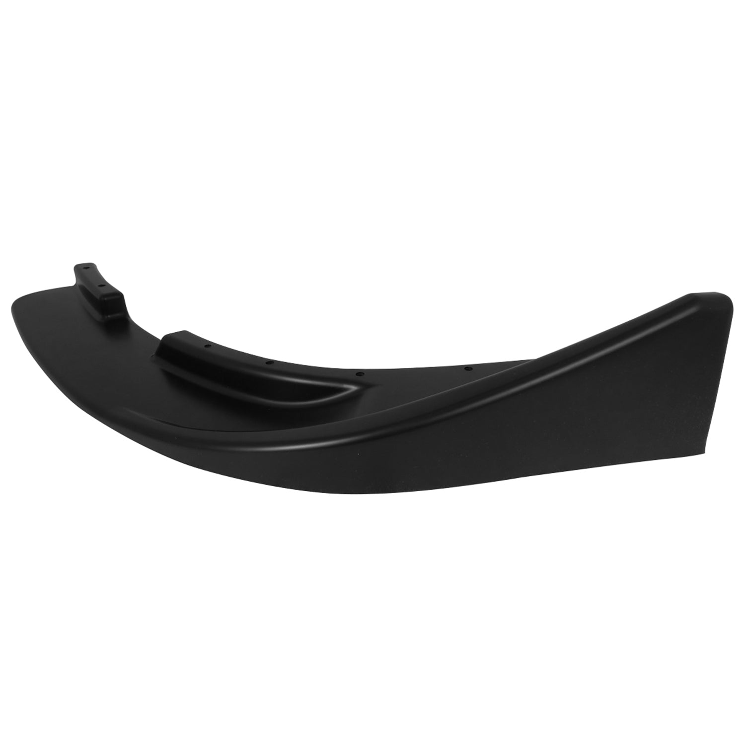 Universal Matte Black Polypropylene Front Bumper Lip Spoiler Splitters