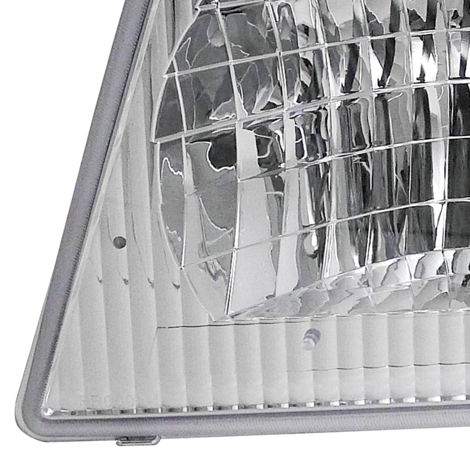 1992-2006 Ford Econoline Factory Style Crystal Headlights Chrome/Clear Lens