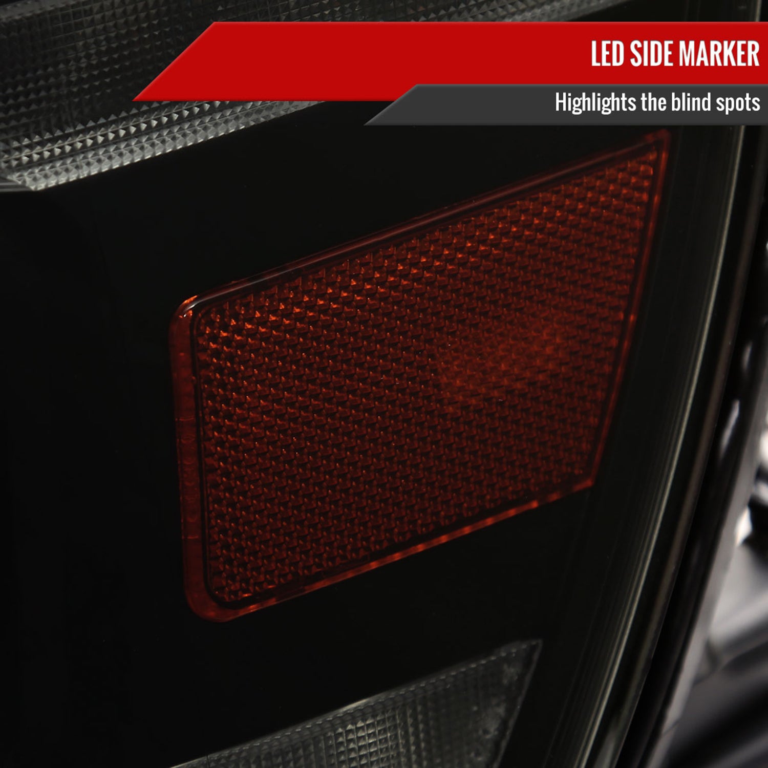 2019-2024 Dodge RAM 1500 Sequential LED Turn Signal Projector Headlights Smoke