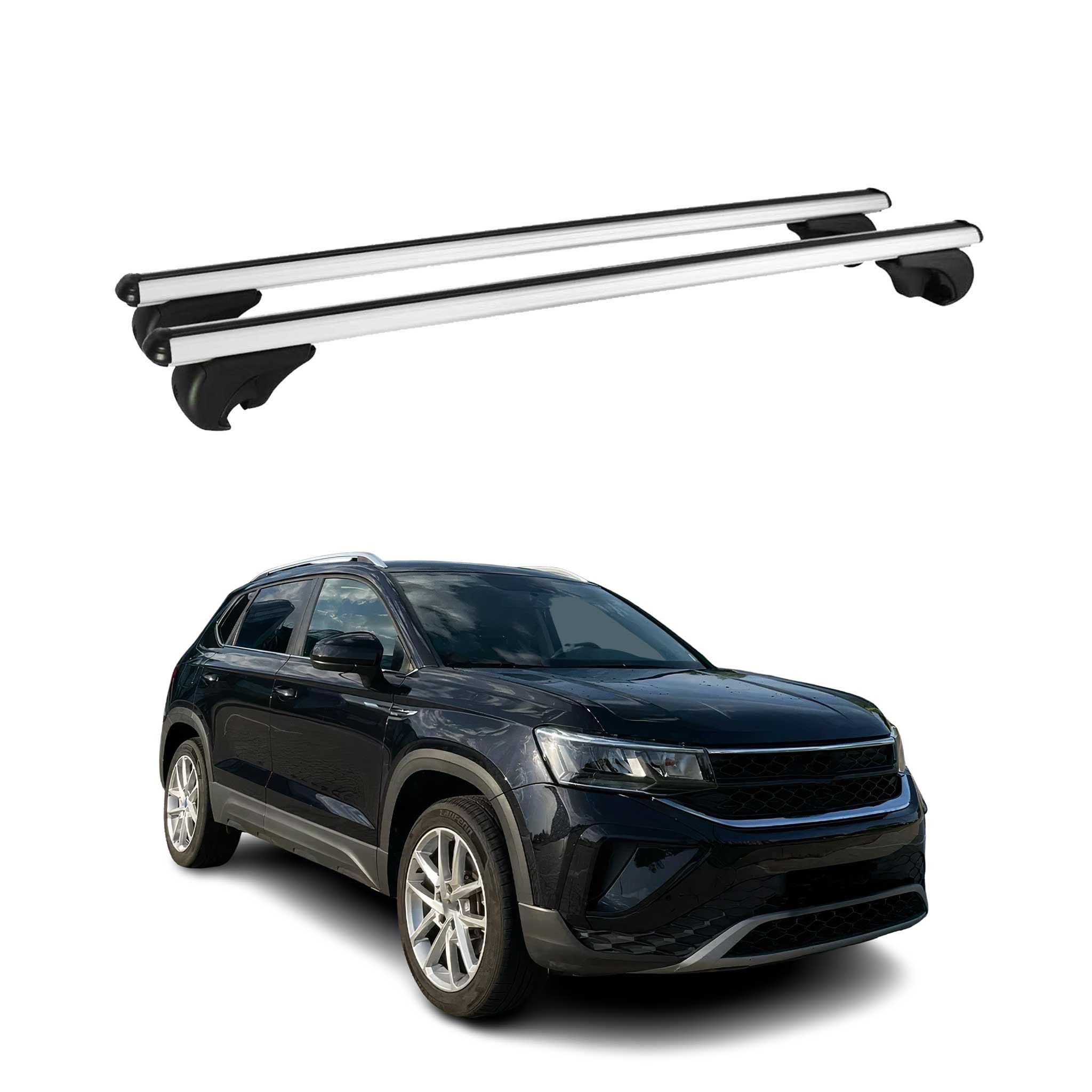 2021-2025 VW Taos Roof Rack Cross Bars Silver