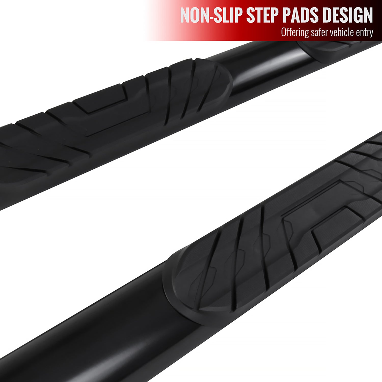 2019-2021 Chevy Silverado/ Sierra 1500/2500 Double Cab 4" Side Step Nerf Bars