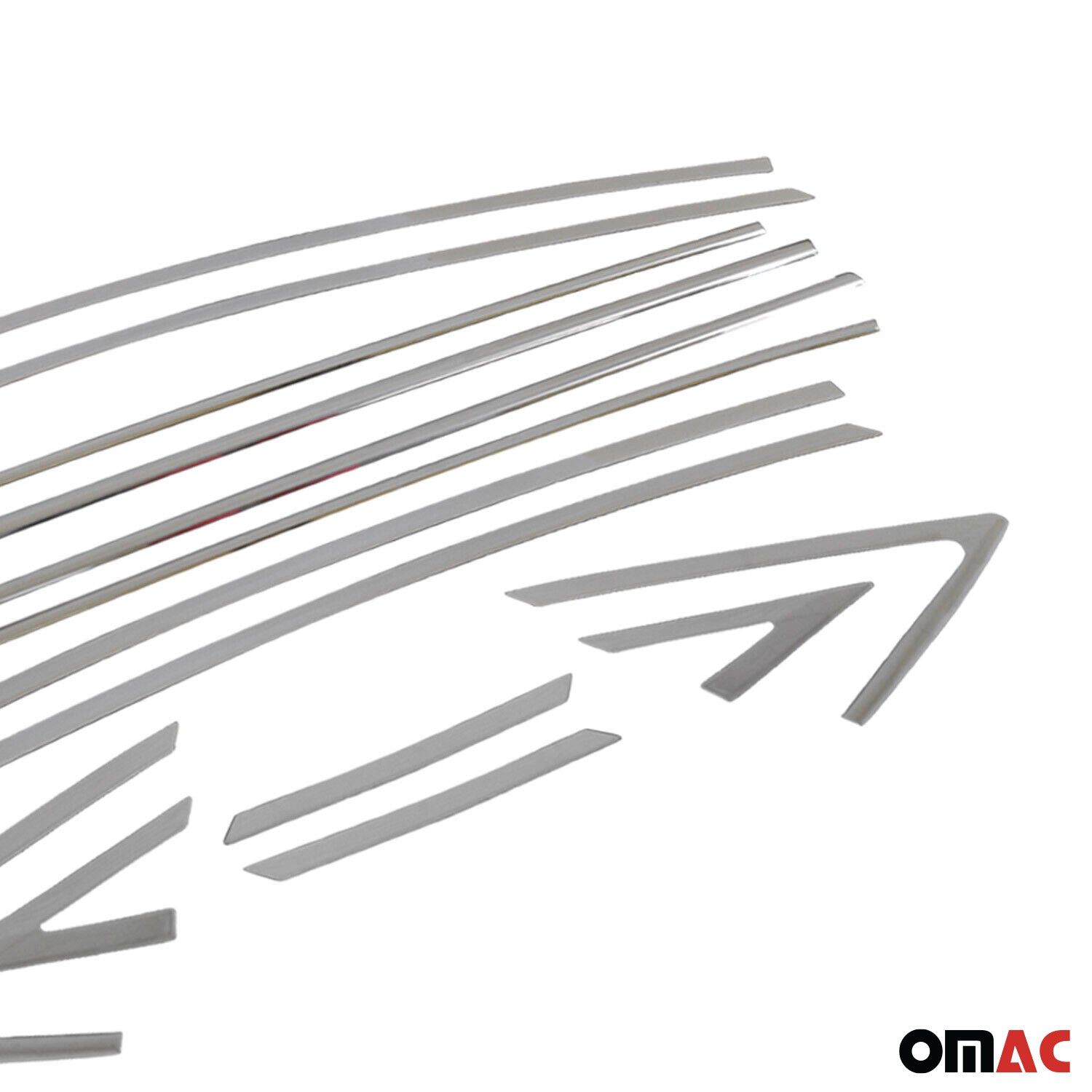 2012-2017 Hyundai Accent Sedan Window Molding Trim Streamer Stainless Steel