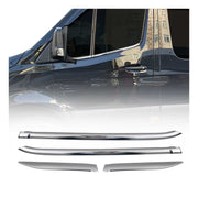Window Molding Trim for Mercedes Sprinter W907 2019-2026 S.Steel Chrome 4Pcs