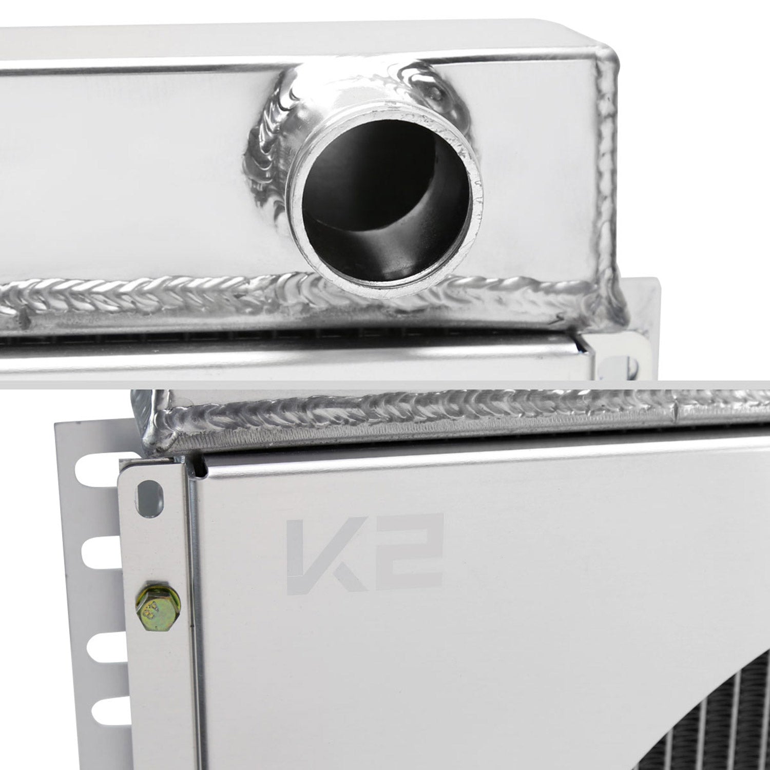 1963-1970 Ford Mustang/Galaxie Mercury Cougar 3Row Radiator & Shroud Fan