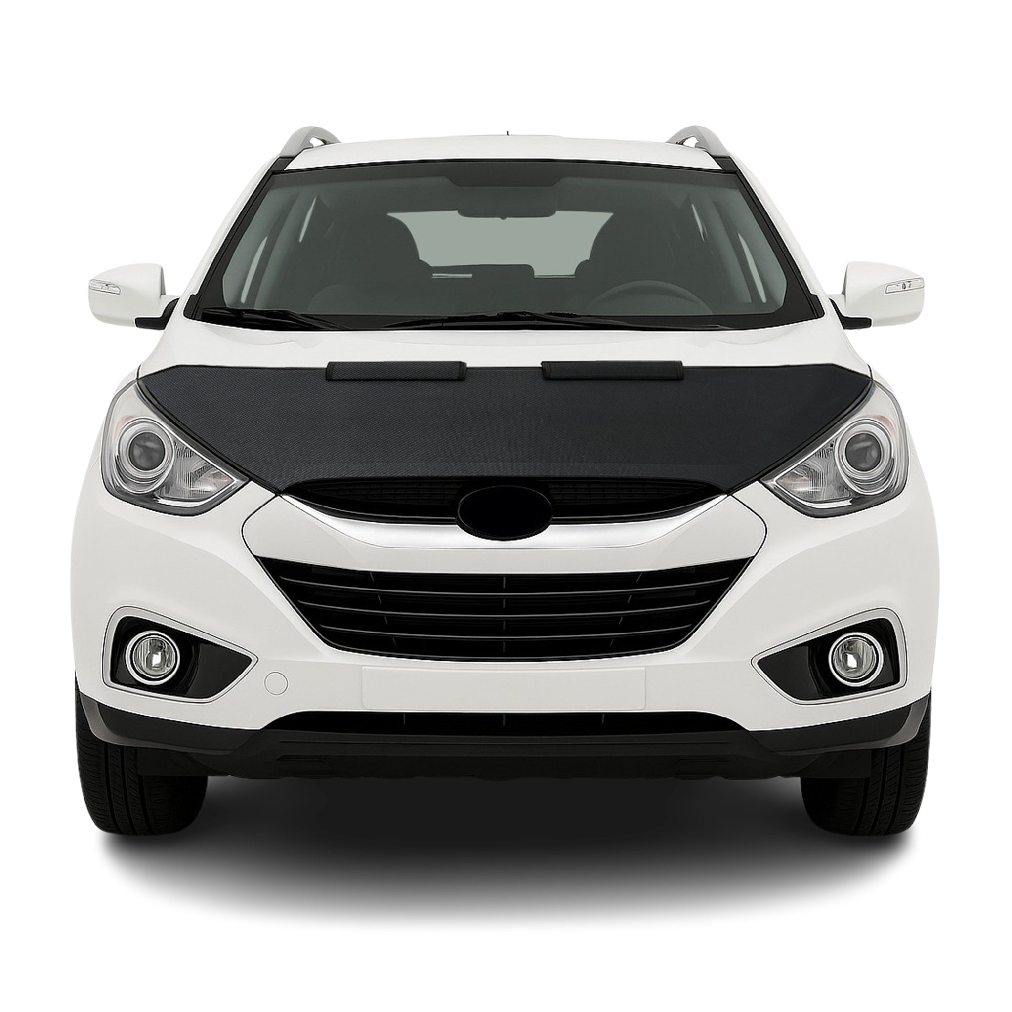 2010-2015 Hyundai Tucson Car Bonnet Mask Hood Bra Carbon Black 1 Pc