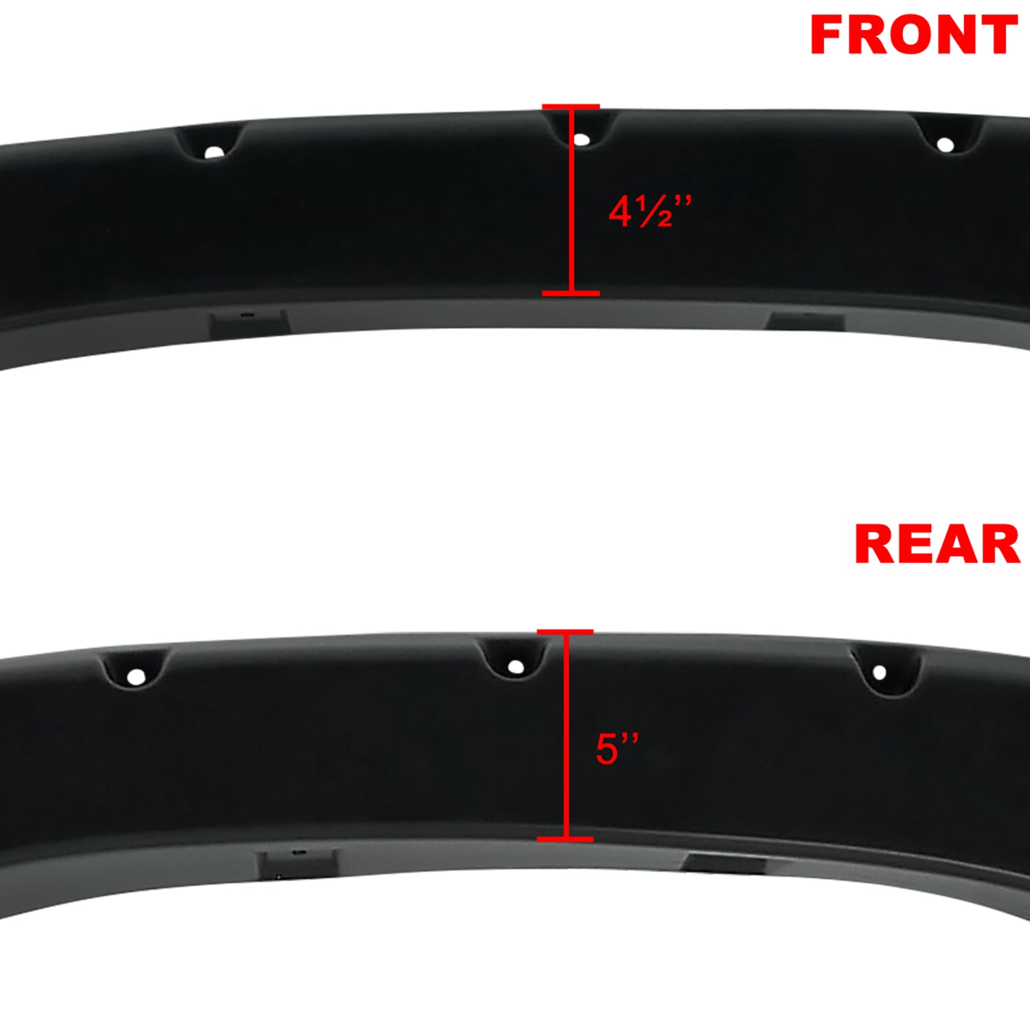 1999-2007 Chevy Silverado / GMC Sierra Smooth Rivet Style Fender Flares