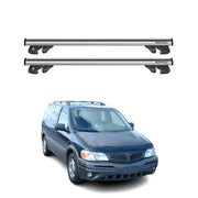 1997-1999 Pontiac Transport Roof Rack Cross Bars Silver