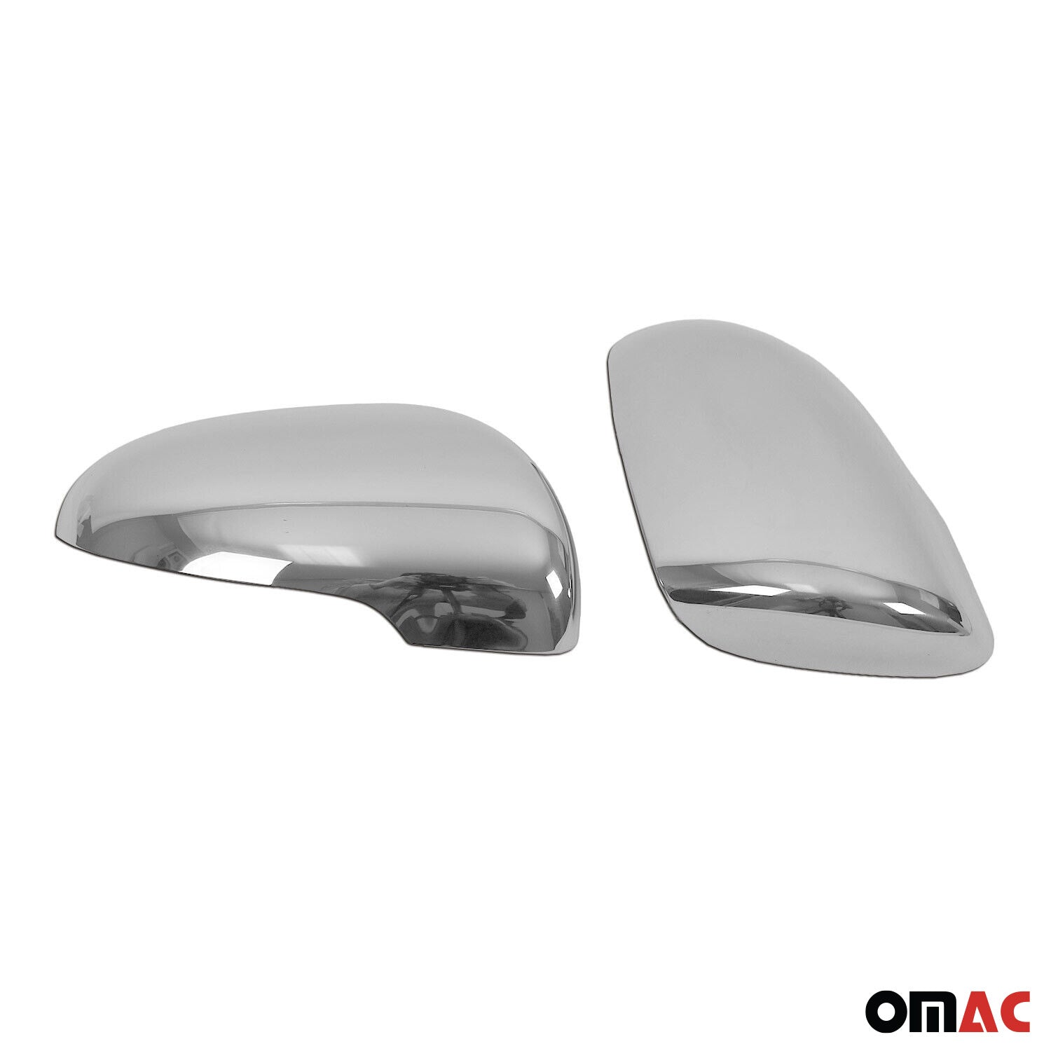 2016-2020 Kia Sorento Side Mirror Cover Caps Stainless Steel Silver 2 Pcs