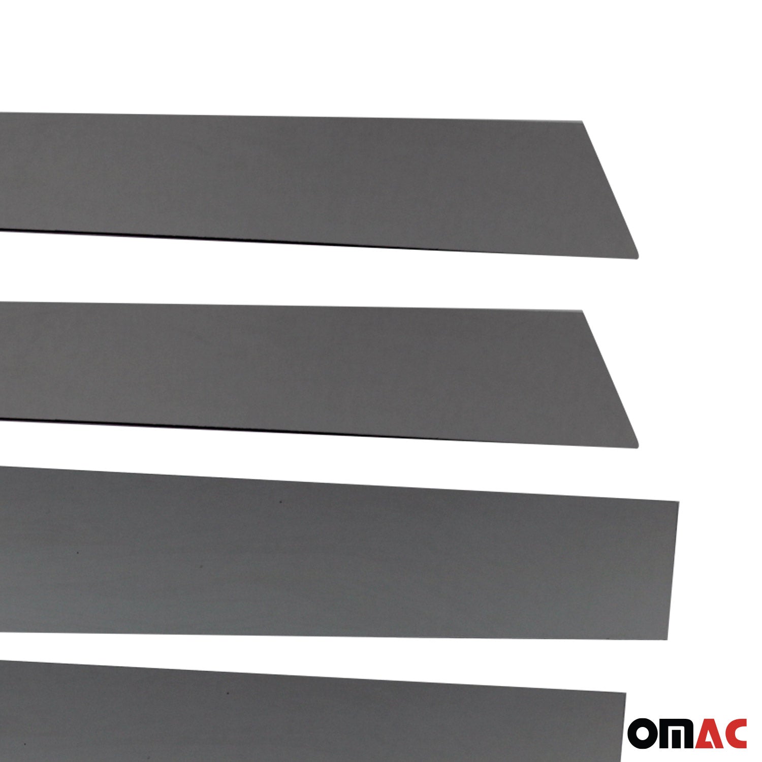 2018-2022 Ford EcoSport Window B Pillar Posts Door Trim Cover Stainless Steel Dark 6x