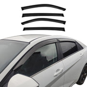 2006-2011 Honda Civic Hatchback Window Visor Vent Rain Deflector 4Pcs Smoke