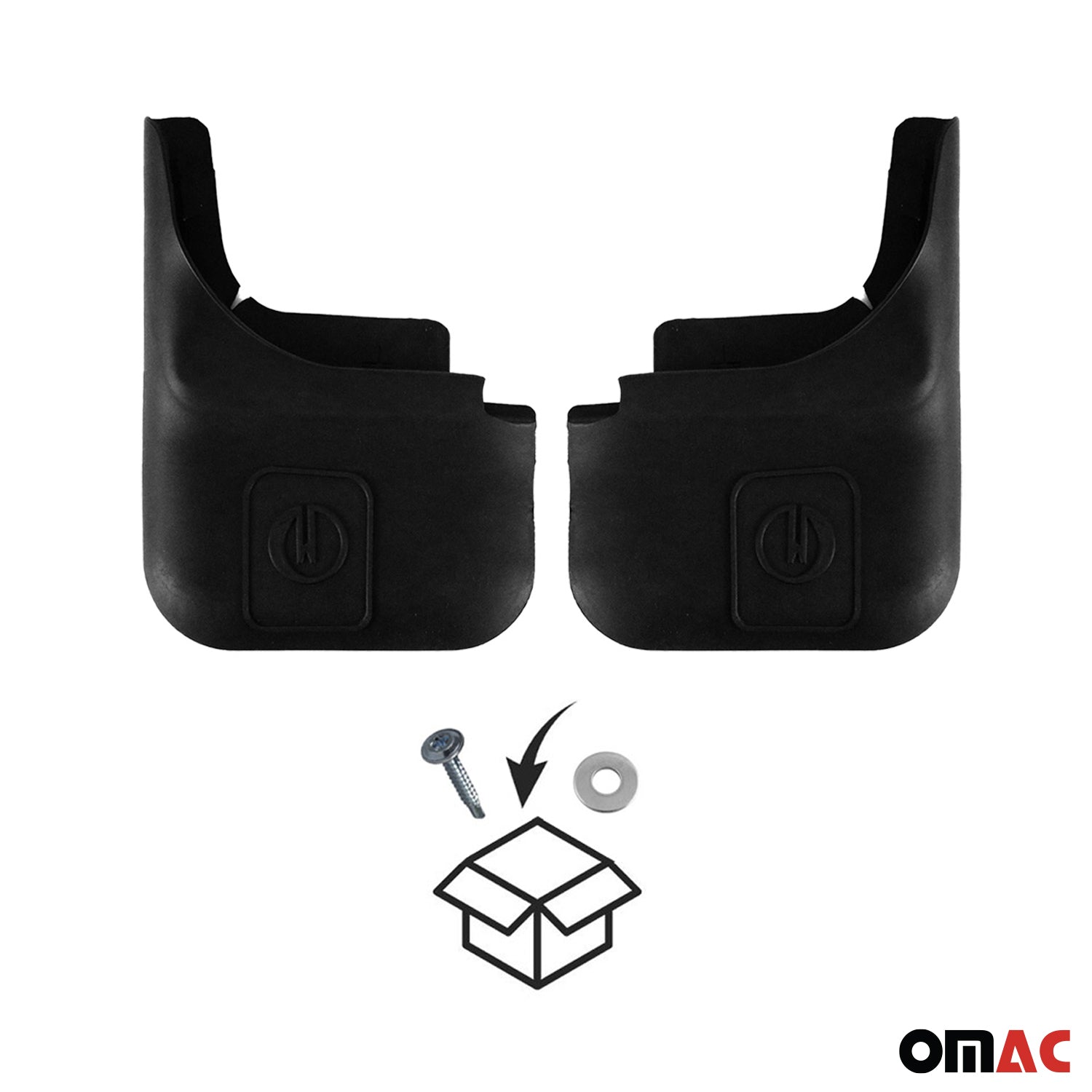 2018-2023 Hyundai Kona Mud Guards Splash Mud Flaps Black 4 Pcs