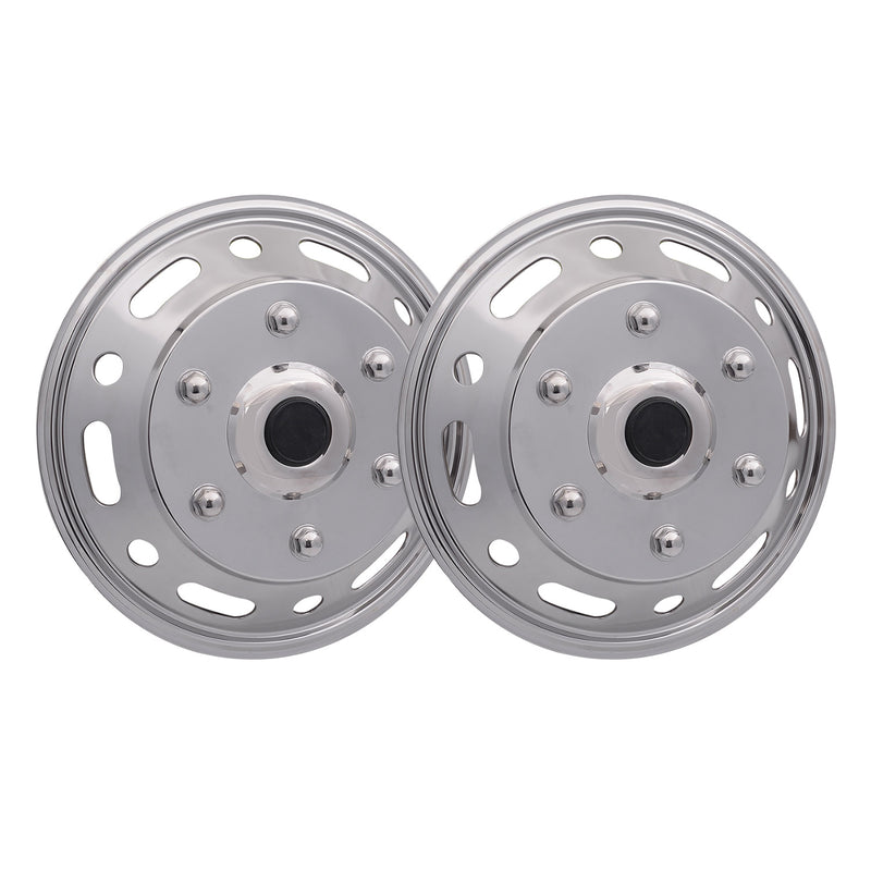 2015-2020 Ford Transit 16" Dual Wheel Simulator Hubcaps Steel Front 2Pcs