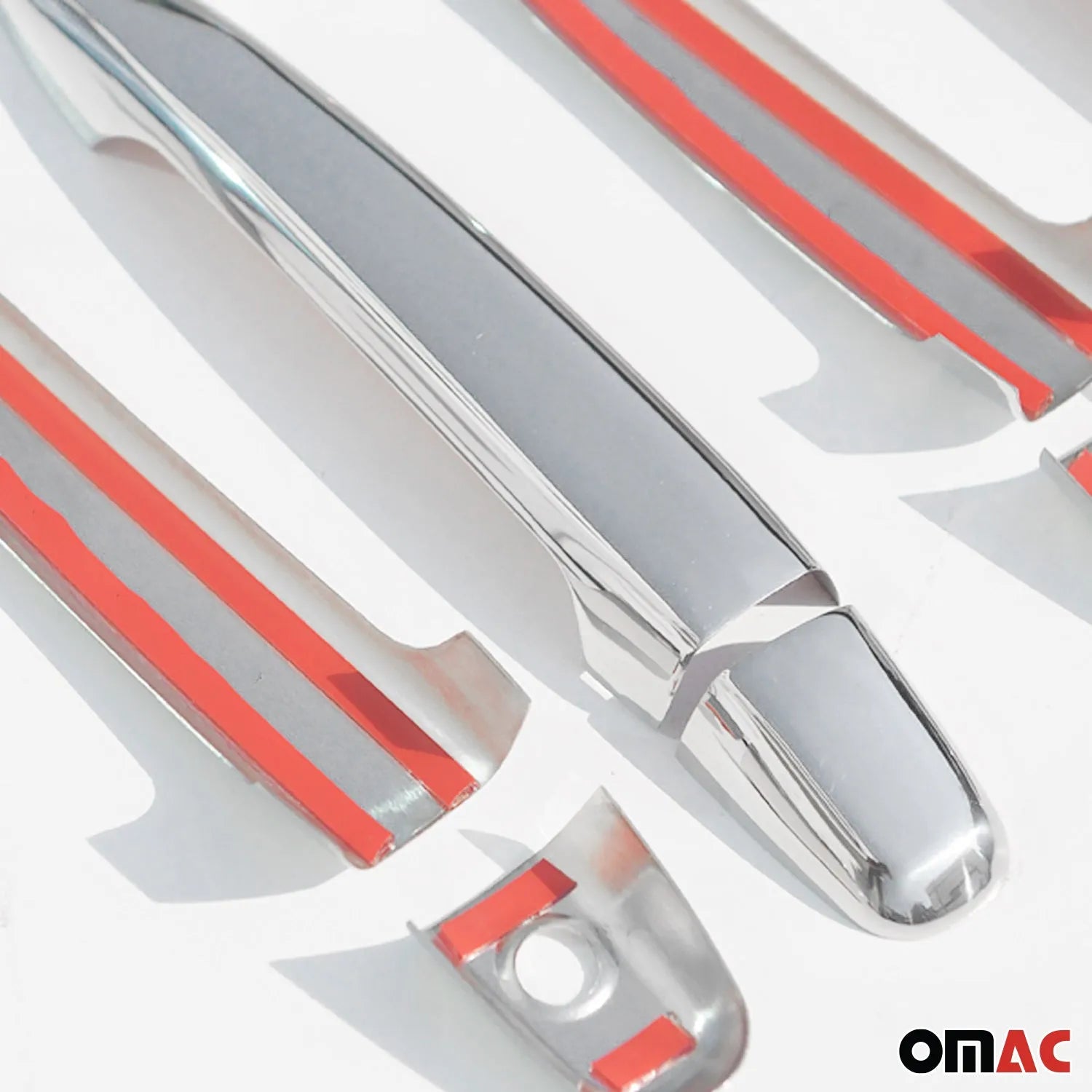 2003-2009 Toyota 4Runner Car Door Handle Cover Protector Stainless Steel 2 Key Hole