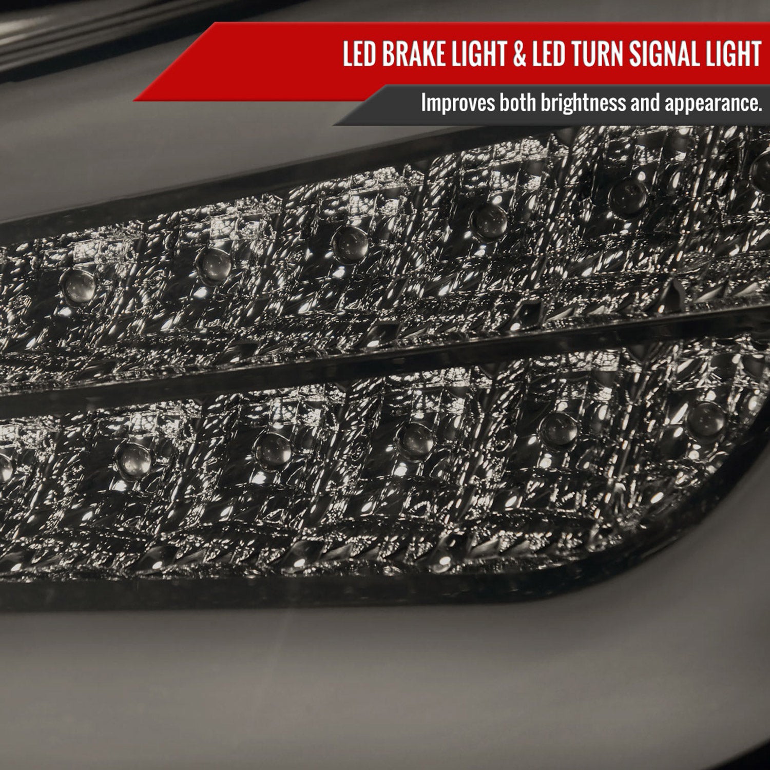 2011-2013 Scion tC LED Tail Lights Glossy Black Housing/Smoke Lens