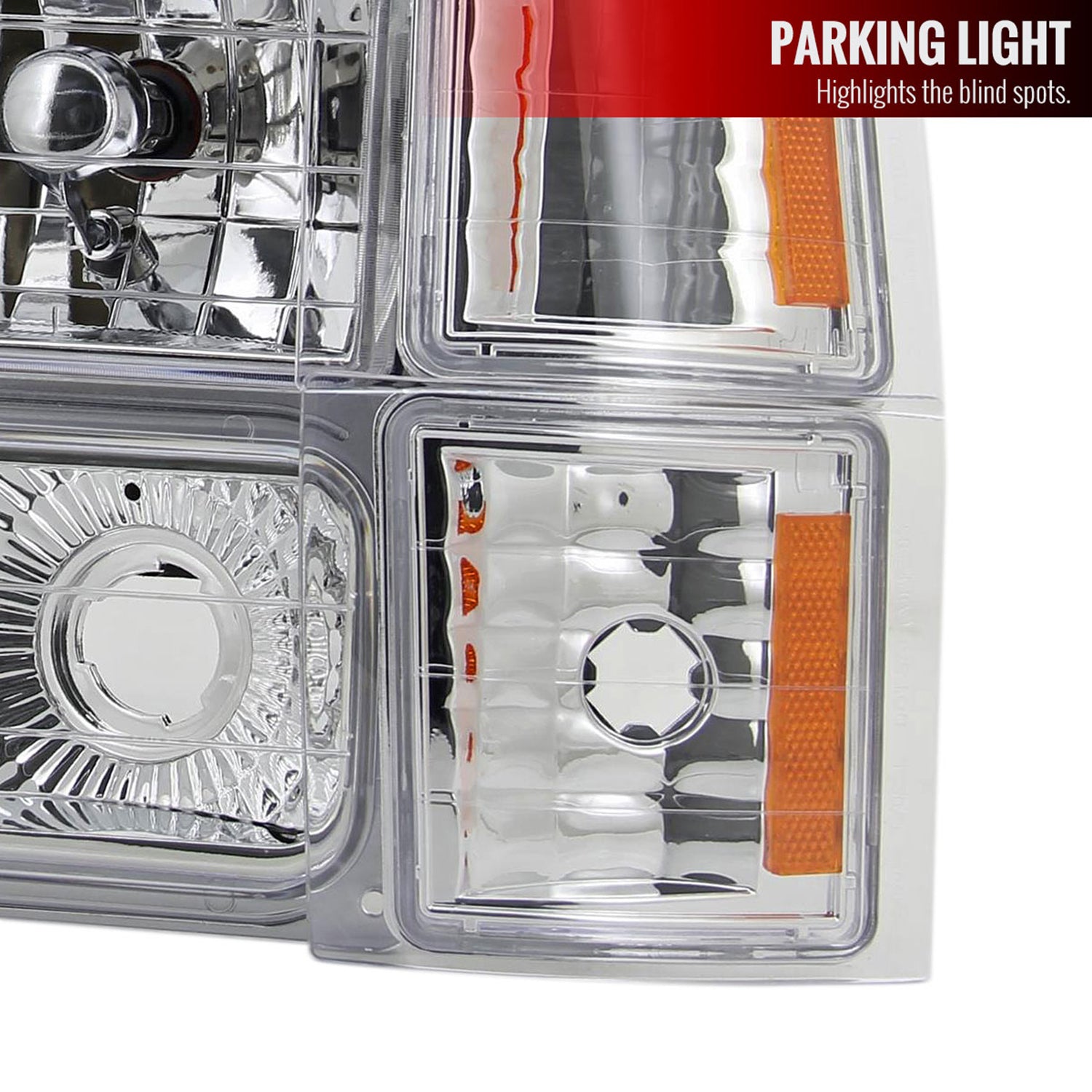 1994-1998 Chevy Silverado/Tahoe/Suburban/C10 Factory Headlights Chrome