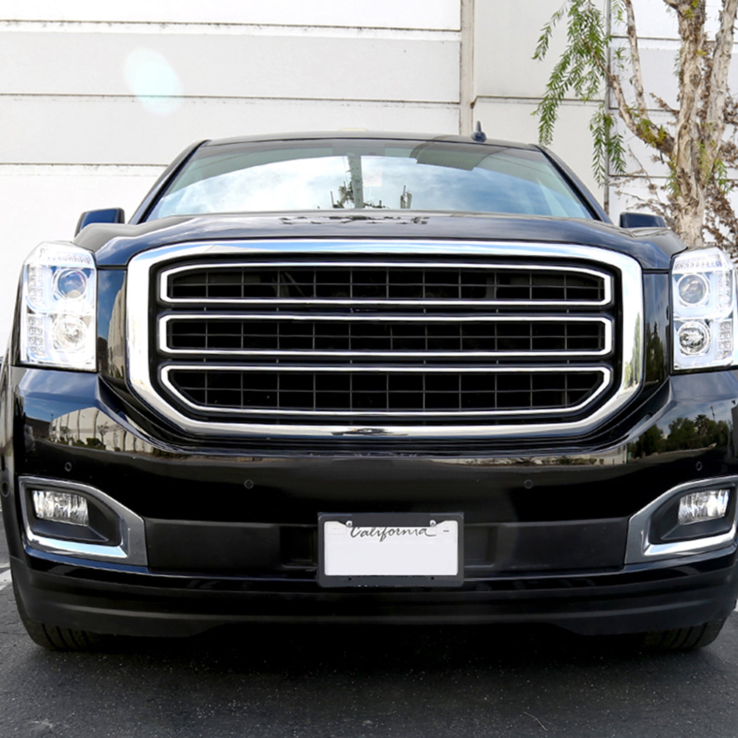 2015-2018 GMC Yukon/Yukon XL H3 Fog Lights Kit Chrome Housing/Clear Lens