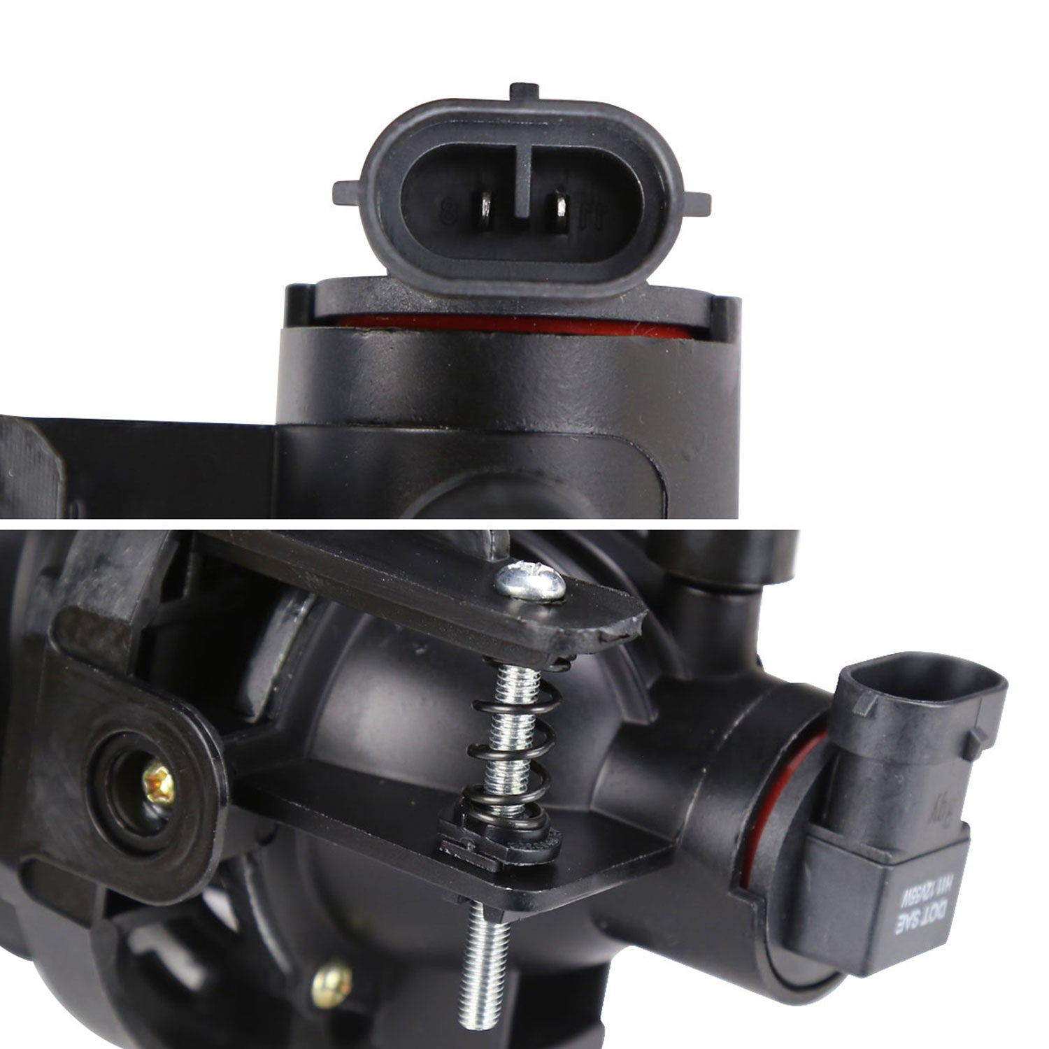 2015-2018 Dodge Challenger H11 12V/55W Projector Fog Lights Kit Chrome/Clear