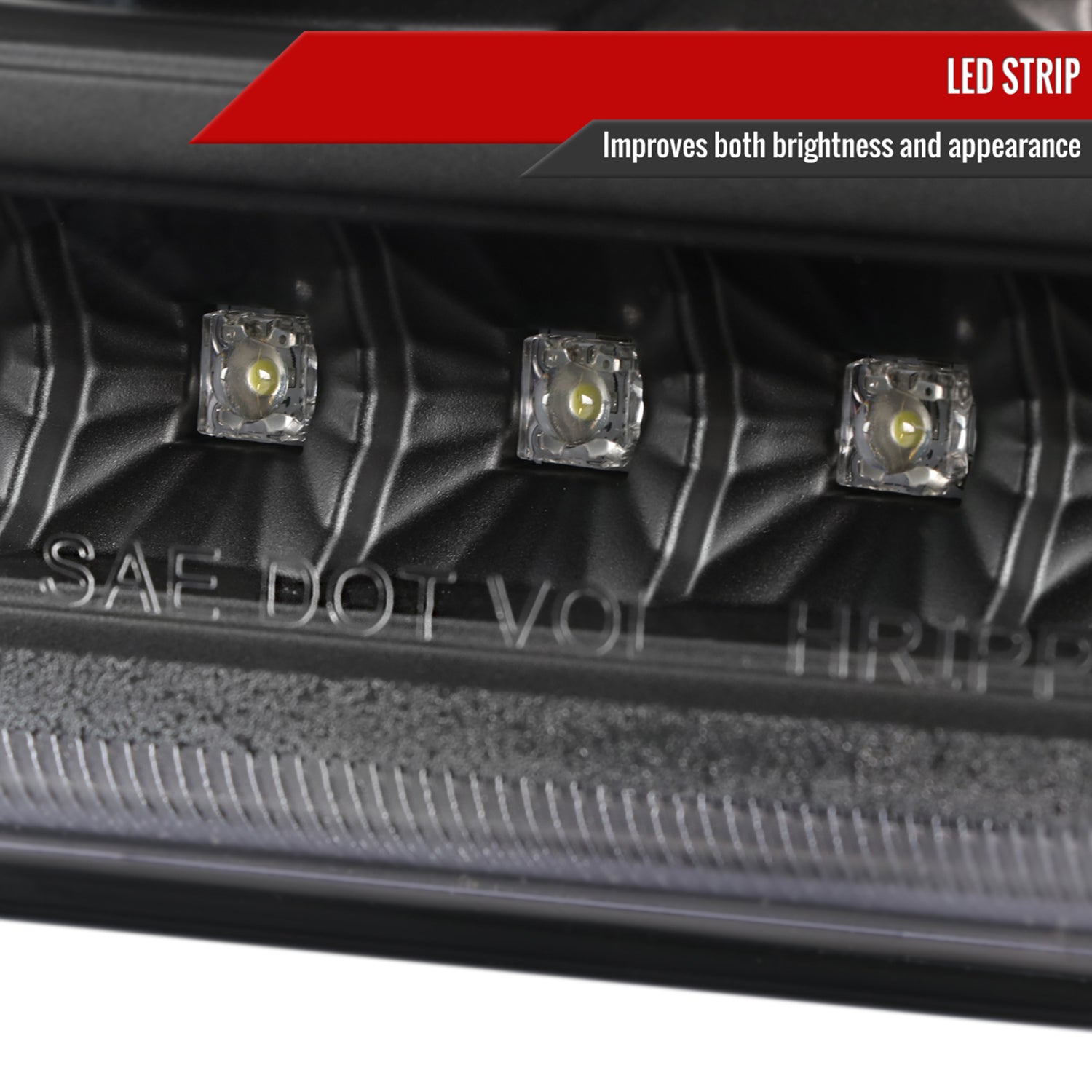 2001-2011 Ford Ranger Projector Headlights LED Light & LED Signal Matte Black