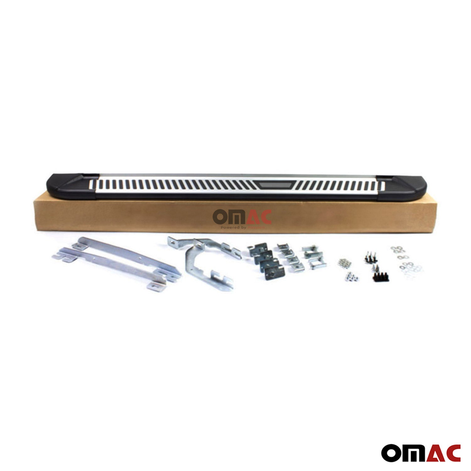 Side Step Running Board for Volkswagen Tiguan 2018-2024 Aluminium Gray Black 2x