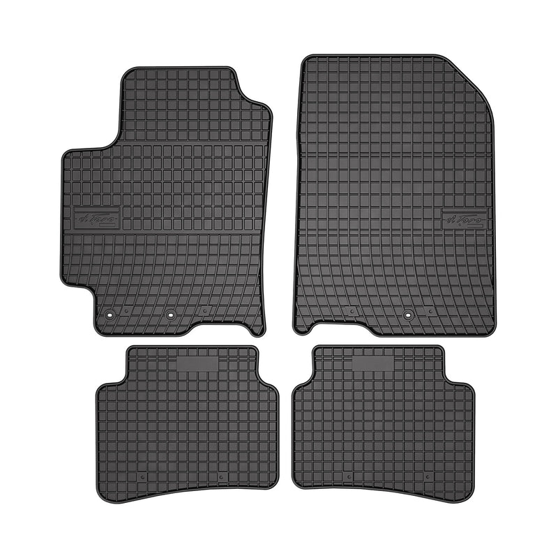 2018-2023 Kia Rio Floor Mats Liners Full Set All Weather Rubber Black