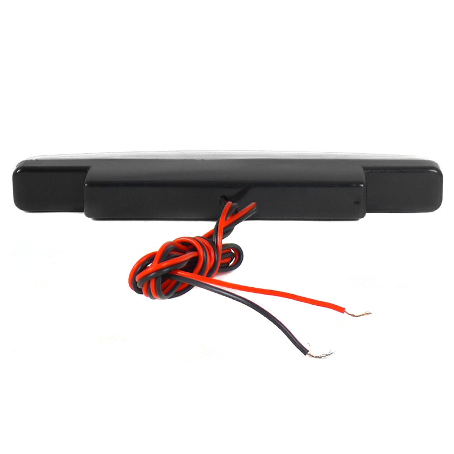 Universal 4W 8 LED 6000K Daytime Running Lights Matte Black Housing/Clear Lens