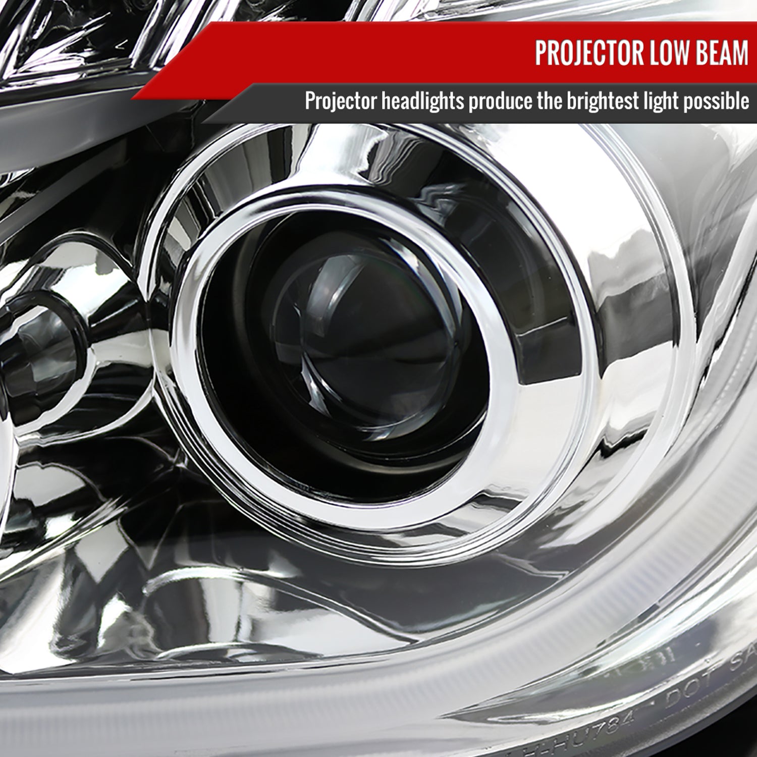 2008-2012 Chevy Malibu LS LT LTZ Hybrid LED Bar Headlights LED Signal Chrome