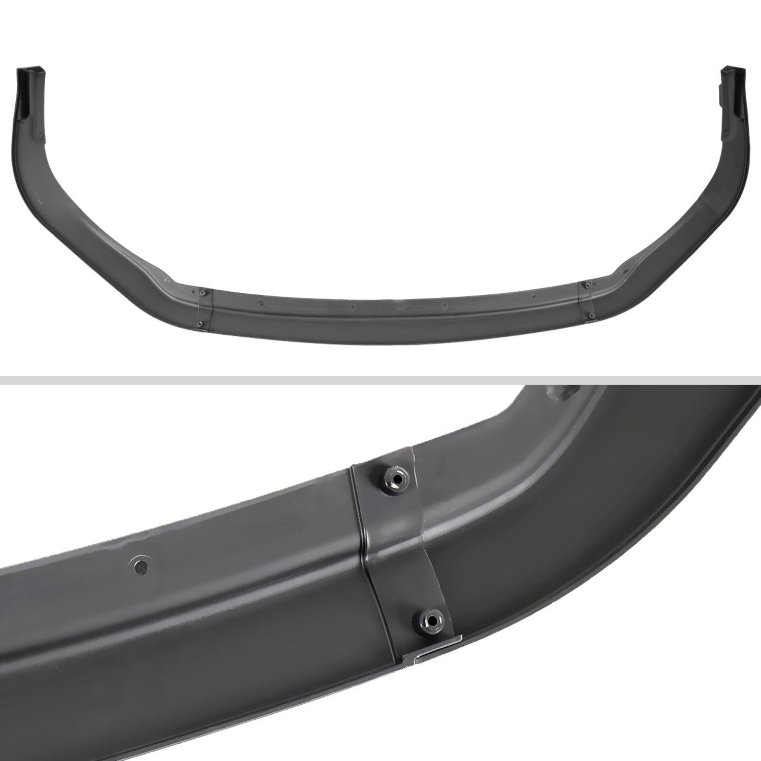 2013-2015 Lexus ES350 Glossy Black 3Pcs Front Bumper Lip Splitter Kit