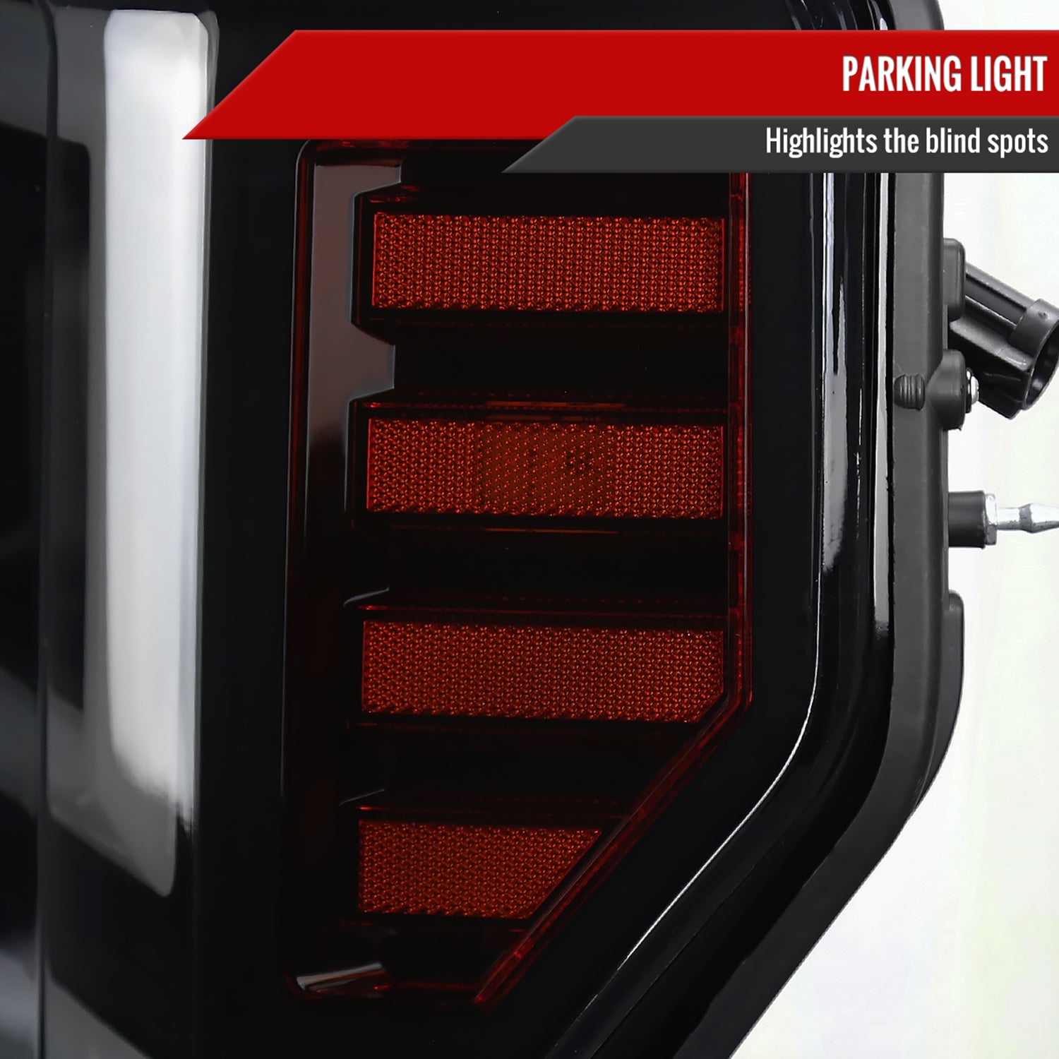 2017-2019 Ford F-250 F-350 F-450 F550 LED C-Bar Headlights Signal Glossy Black