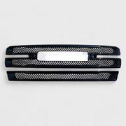 2019-2021 GMC Sierra 1500 Grille Overlay Gloss Black 2Pcs ABS Plastic