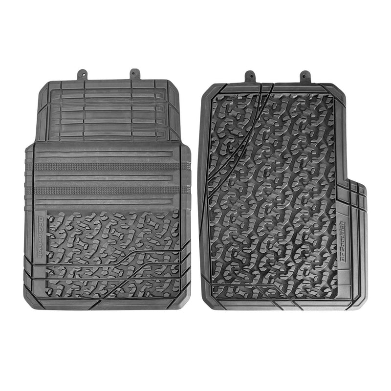 Semi Custom Trim fit Floor Mats for Ford Trucks All Season Rubber 2 Pcs