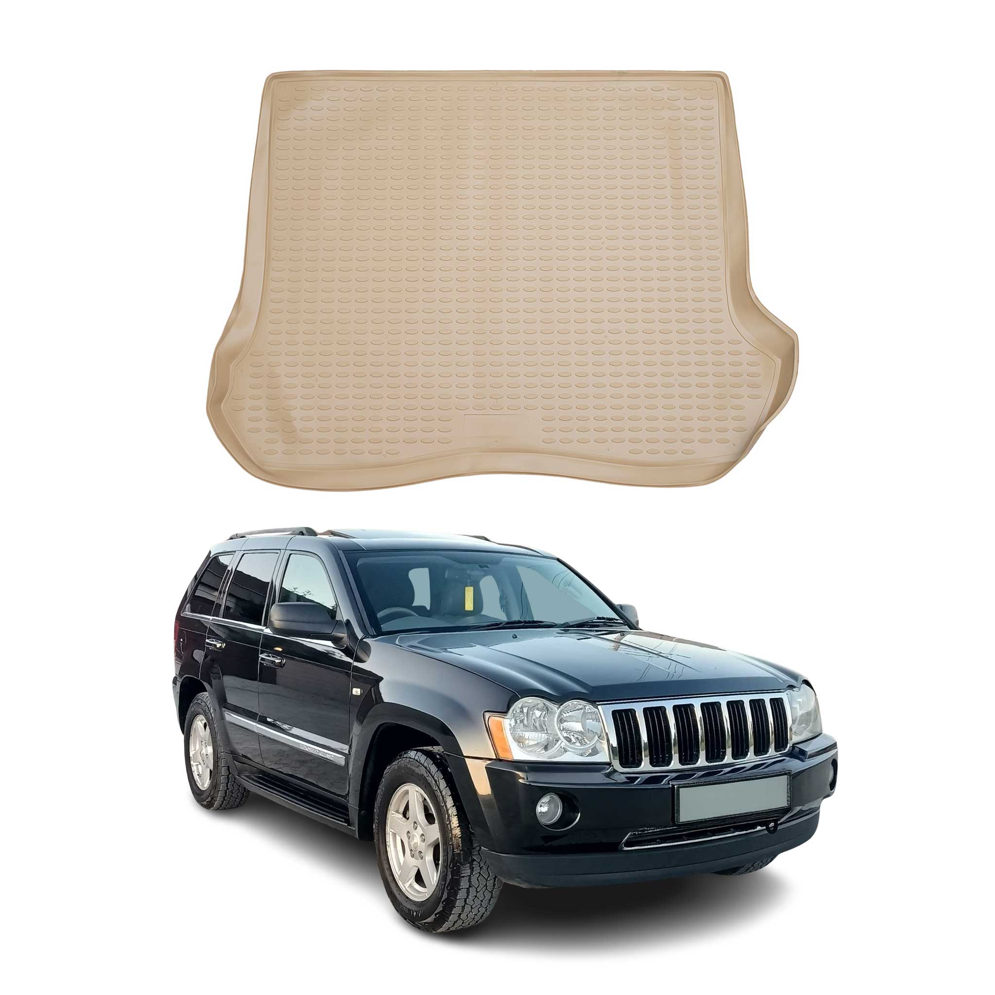 2005-2010 Jeep Grand Cherokee Cargo Liner Trunk Mat All Weather Beige