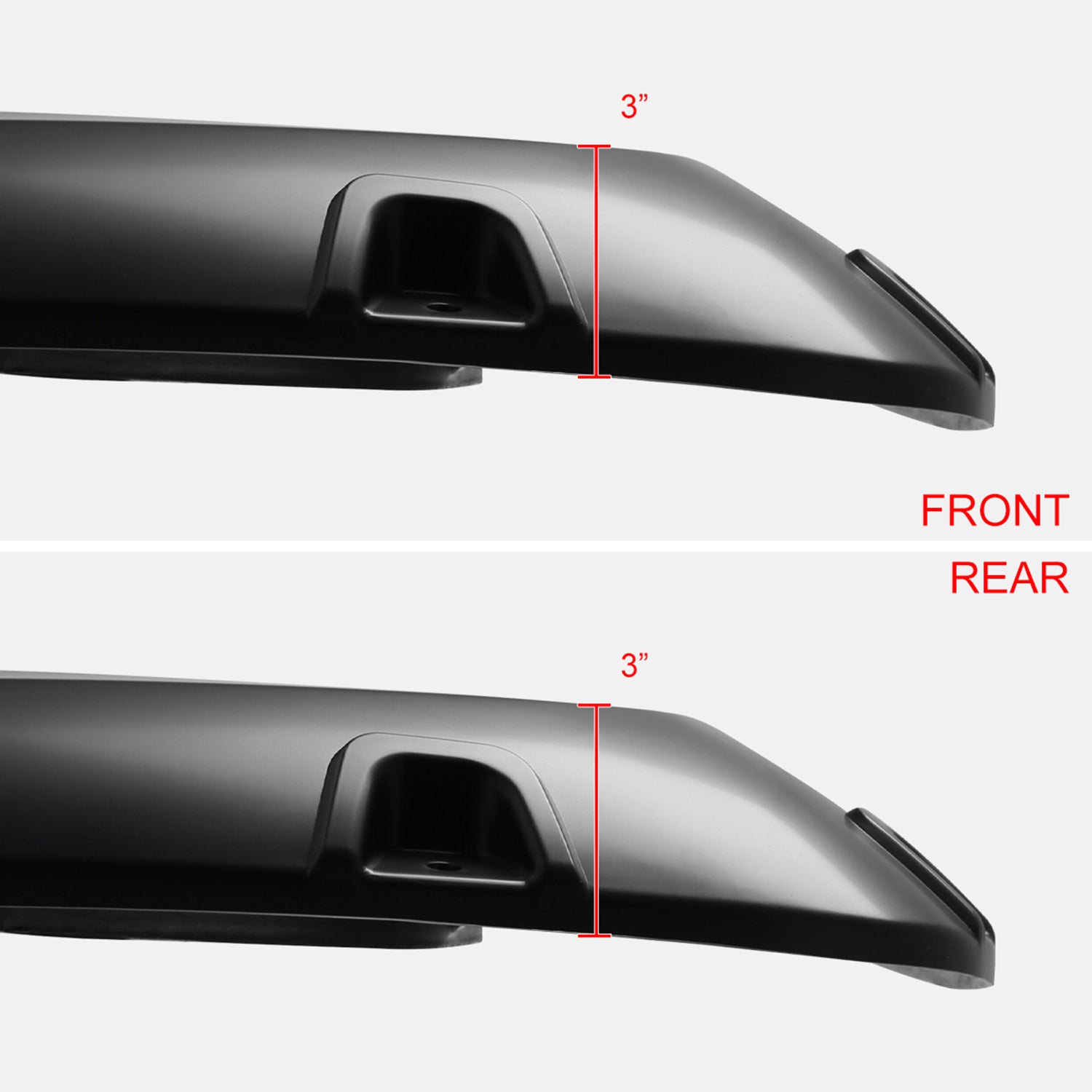 2014-2018 Chevy Silverado 2500HD 3500HD Fleetside Rivet Style Fender Flares