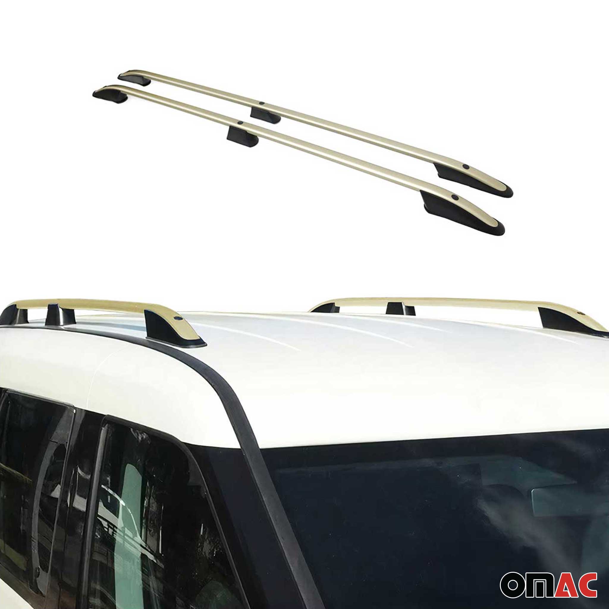 2016-2024 Mercedes Metris  L2 MWB Roof Rack Rails Side Rails Bronze
