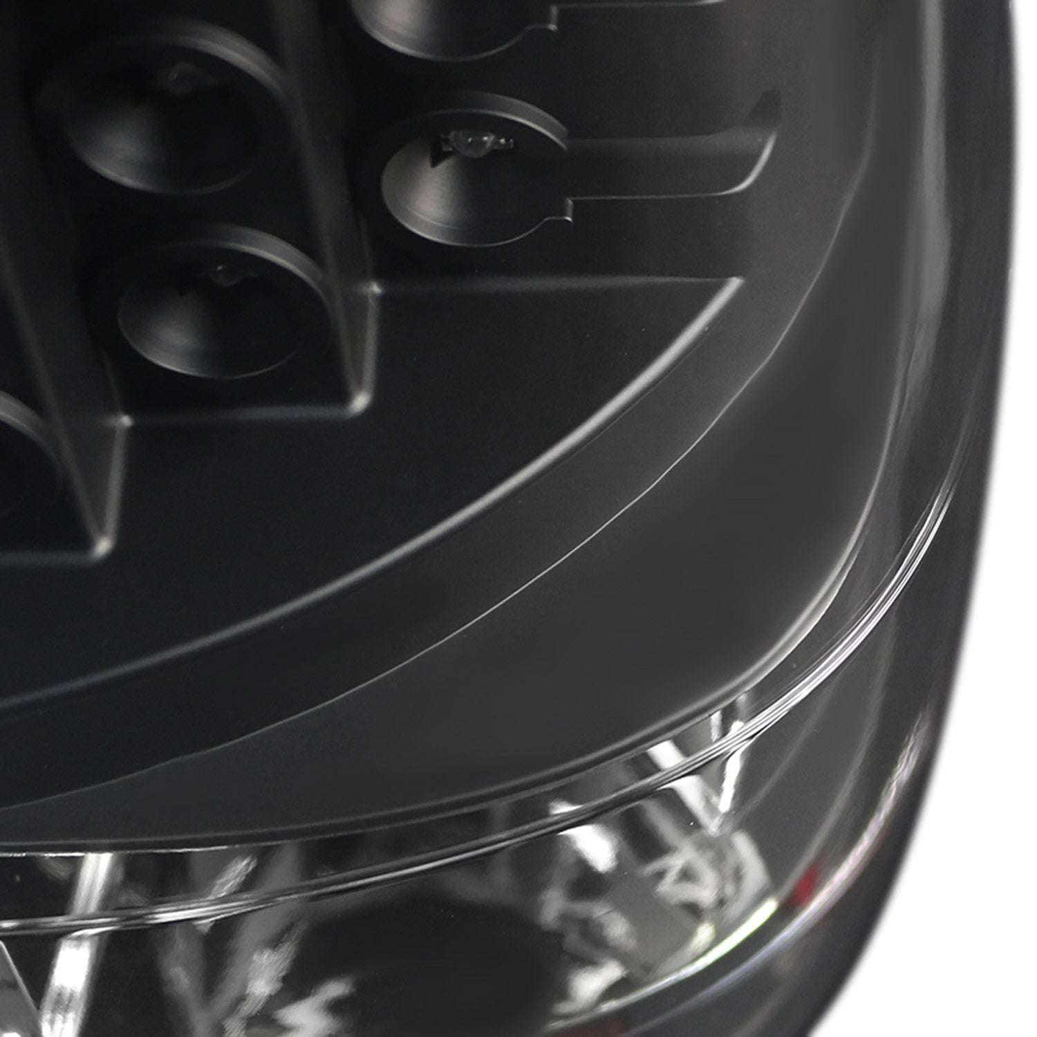 2003-2006 Chevy Silverado V2 LED Tail Lights Matte Black Housing/Clear Lens