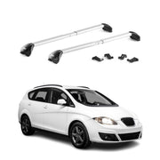 Roof Rack Cross Bars Luggage Carrier for Audi A4 Wagon 2005-2016 Alu Grey 2x