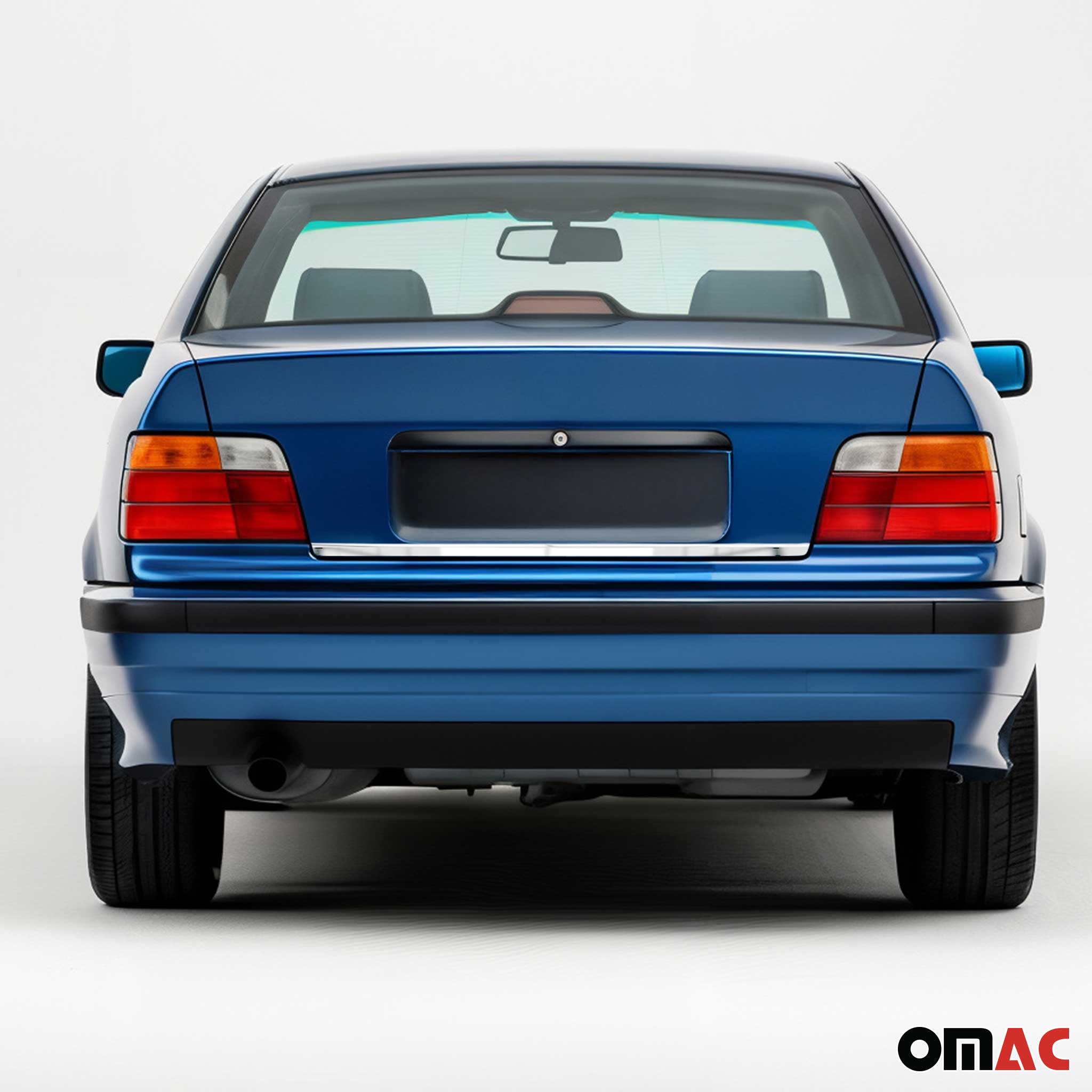 1992-1998 BMW 3 Series E36 Sedan Rear Trunk Molding Trim Stainless Steel