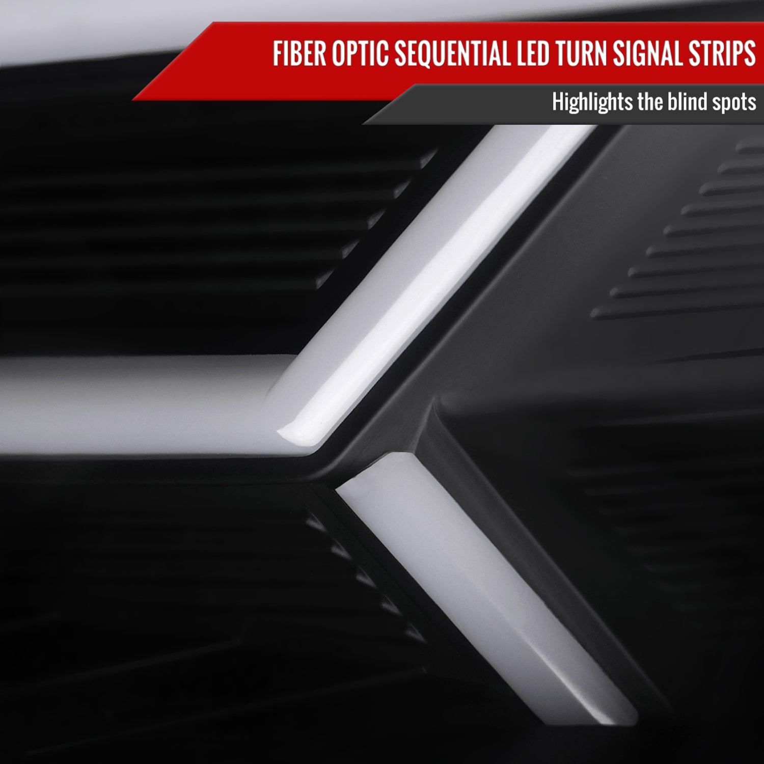 2015-2021 Subaru Impreza WRX/STI LED Bar Sequential Turn Signal Matt Black