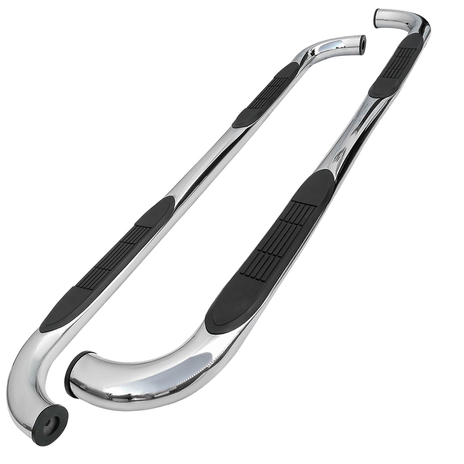 1999-2016 Ford F-250/350/450/550 SuperCrew 3" Chrome Steel Side Step Nerf Bars