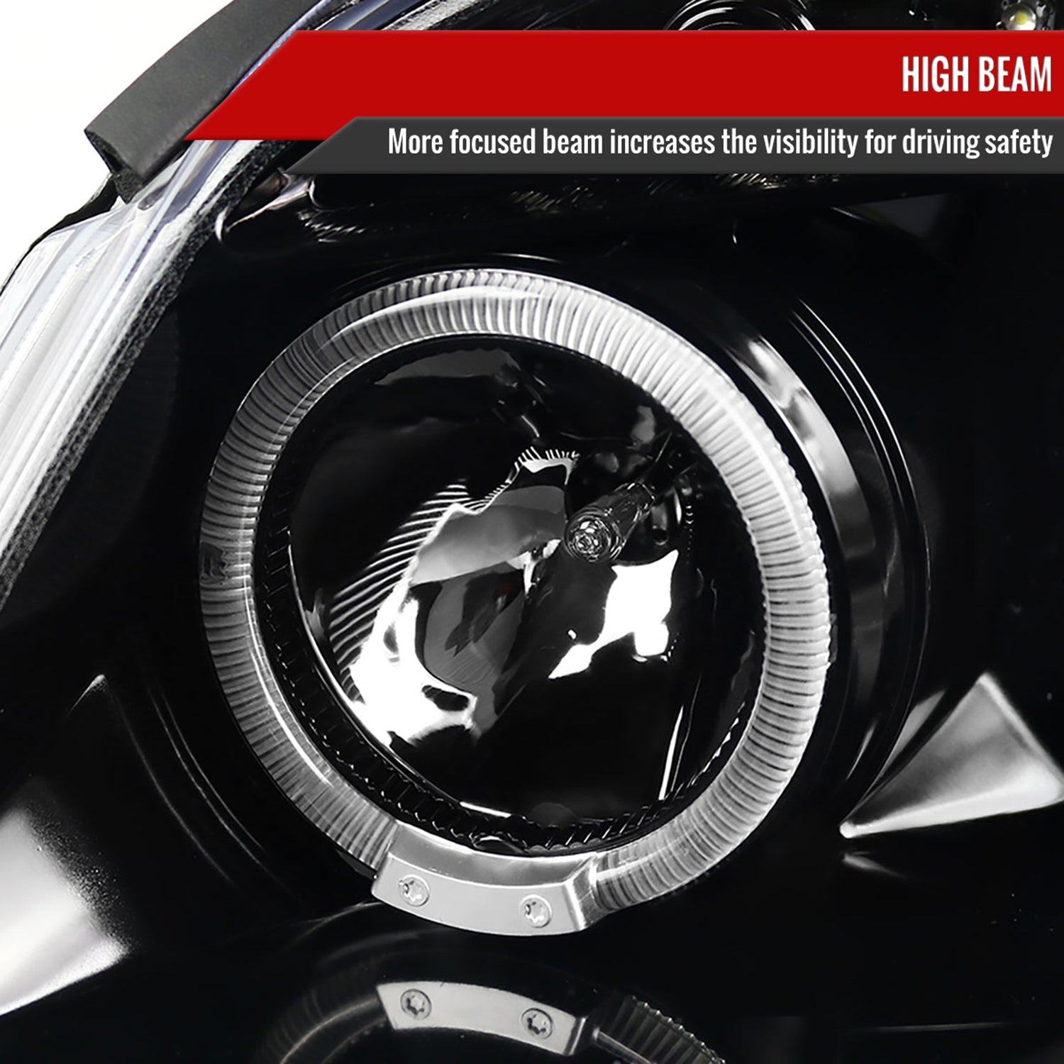 2005-2010 Chevy Cobalt Pontiac G5/Pursuit Projector Headlights Jet Black