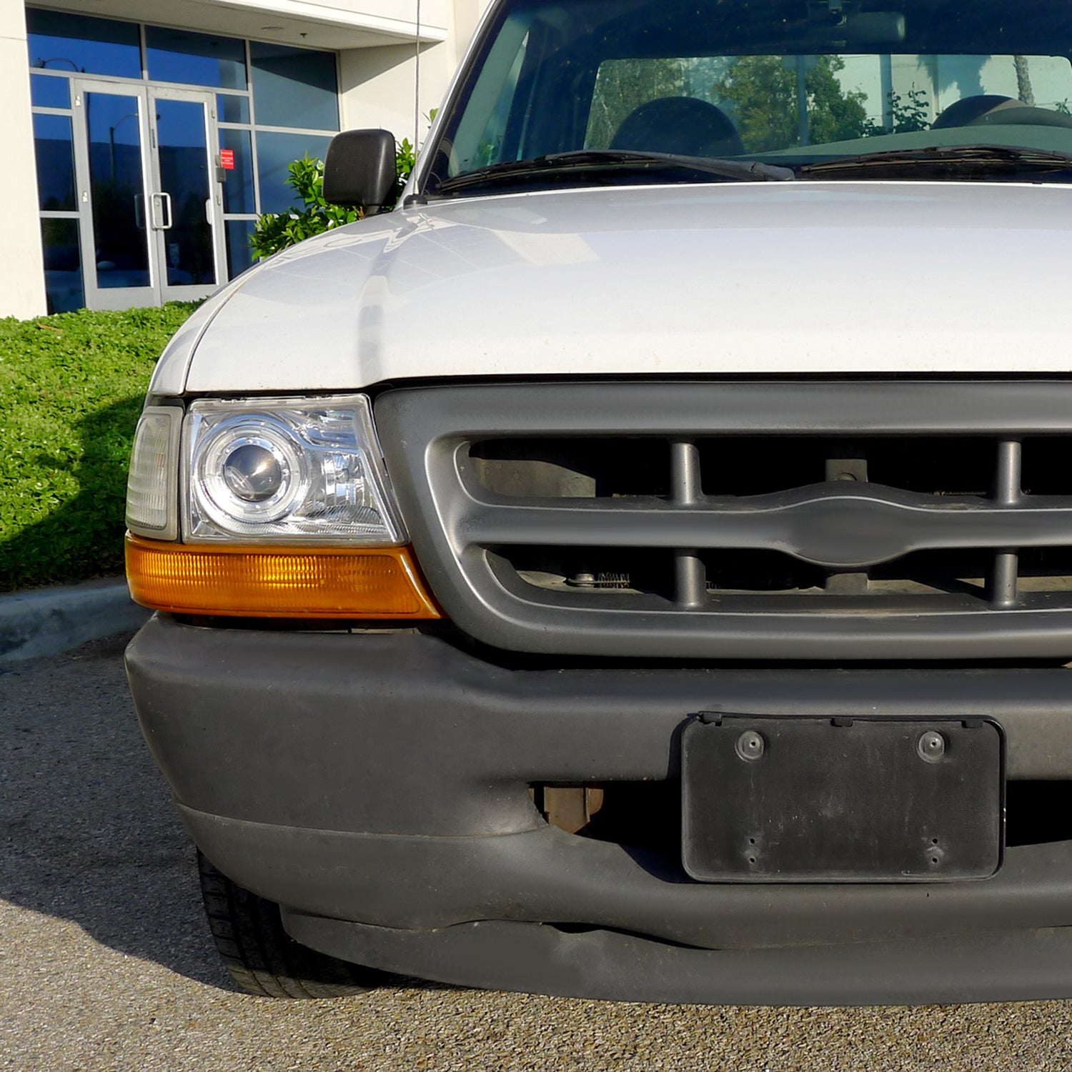 1998-2000 Ford Ranger Halo Projector Headlights Chrome Housing/Clear Lens