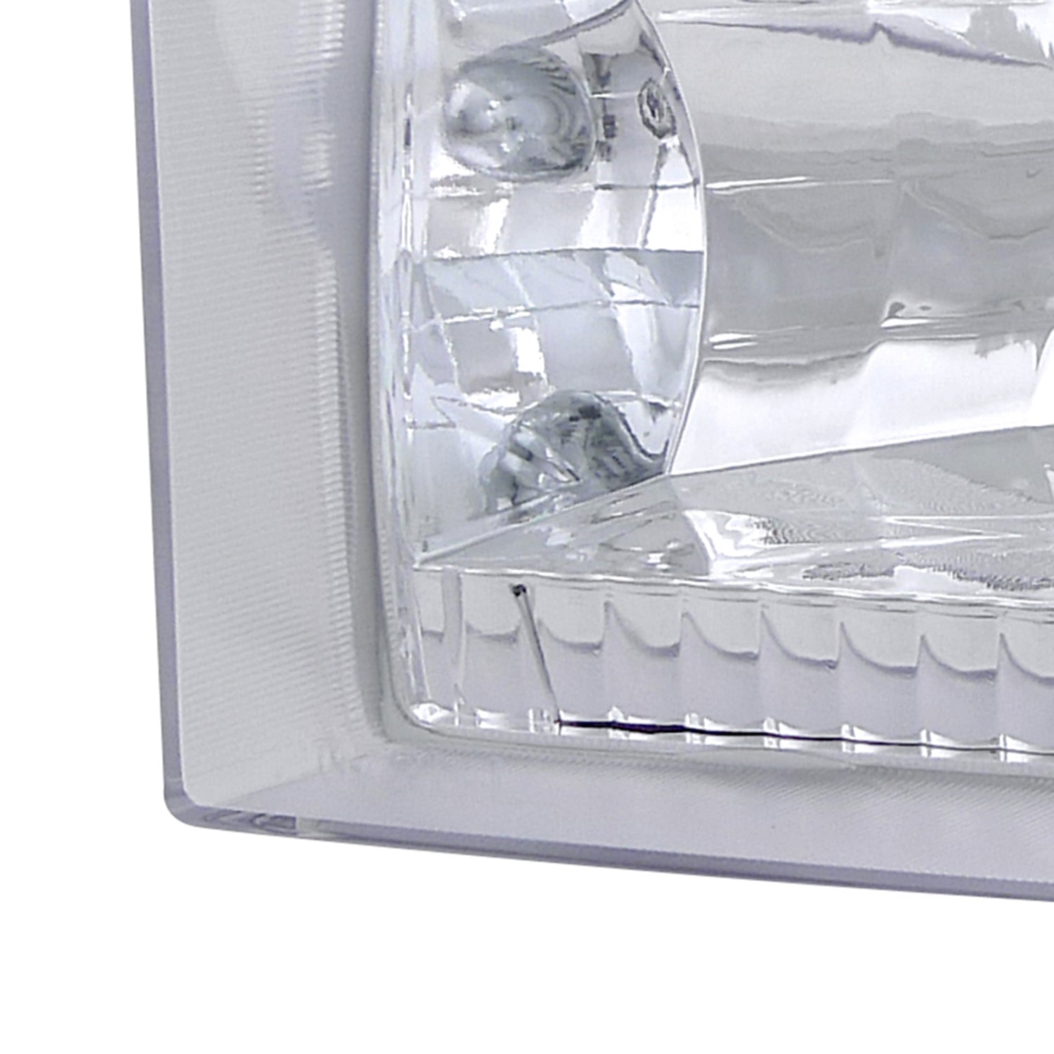 1999-2004 Ford F-250/350/450/550/Excursion Factory Headlights Chrome/Clear