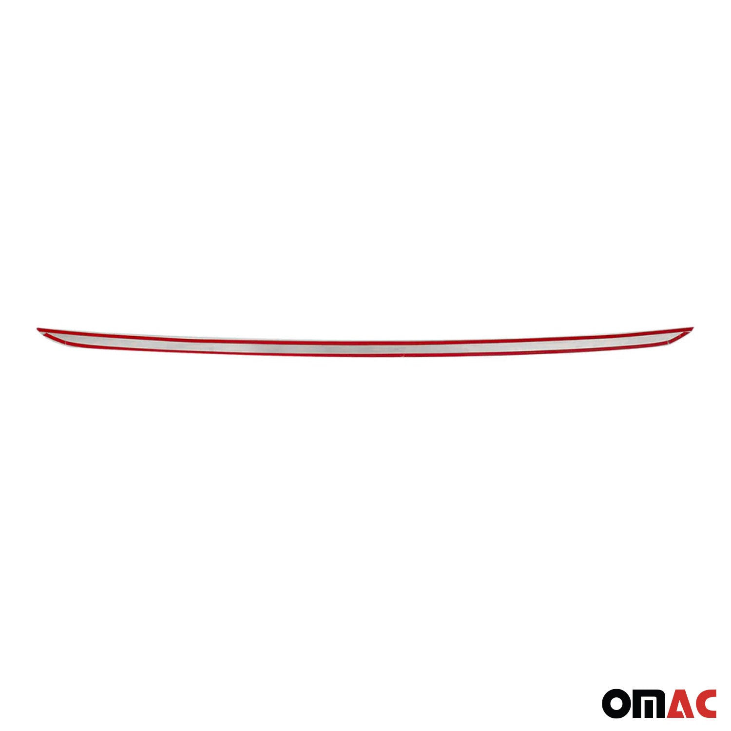 2007-2015 Smart ForTwo Rear Trunk Molding Trim Stainless Steel Dark 1Pc