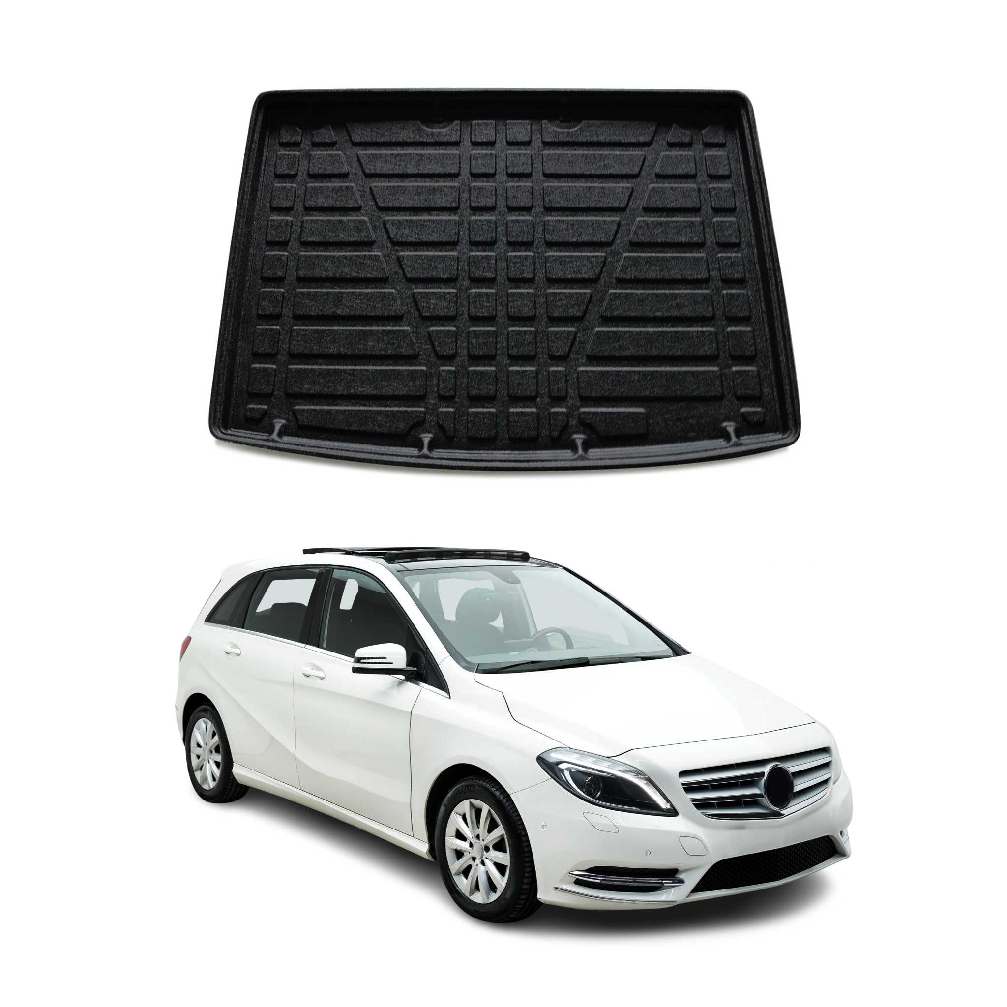 2012-2019 Mercedes B Class W246 Cargo Liner Trunk Mat All Weather Black